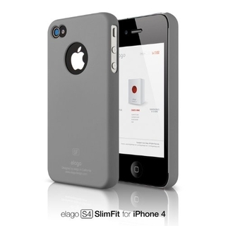 Поликарбонатов кейс за iPhone 4/4S - Elago S4 Slim Fit Case (сив) | JAR Computers Поликарбонатов кейс за iPhone 4/4S - Elago S4 Slim Fit Case (сив)