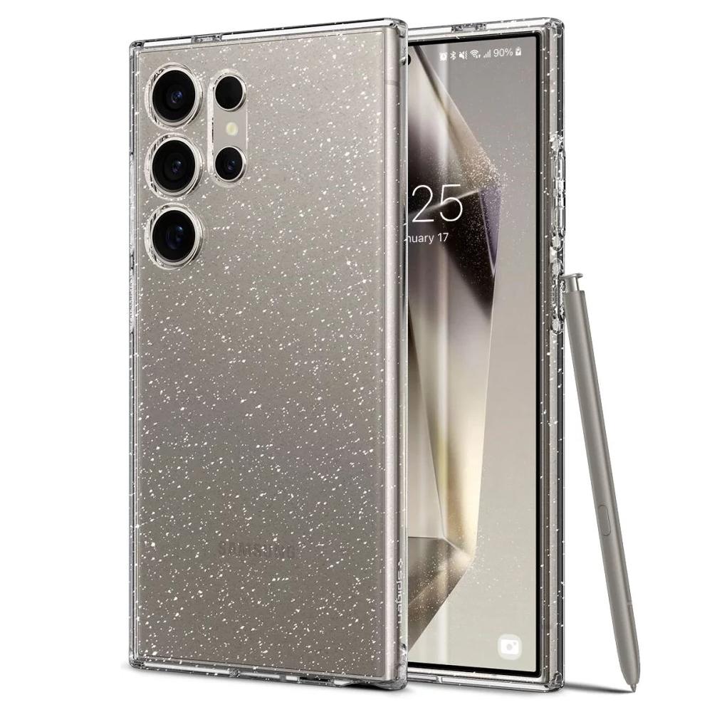 Калъф SPIGEN Liquid Crystal Samsung S24 Ultra /прозрачен, блестящ/ - ACS07285 | JAR Computers Калъф SPIGEN Liquid Crystal Samsung S24 Ultra /прозрачен, блестящ/ - ACS07285