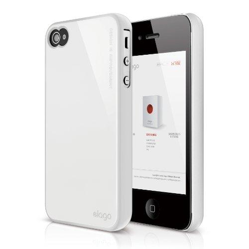 Кейс и покритие за iPhone 4/4S - Elago S4 Slim Fit 2 Case + HD Clear film (бял-лъскав) | JAR Computers Кейс и покритие за iPhone 4/4S - Elago S4 Slim Fit 2 Case + HD Clear film (бял-лъскав)