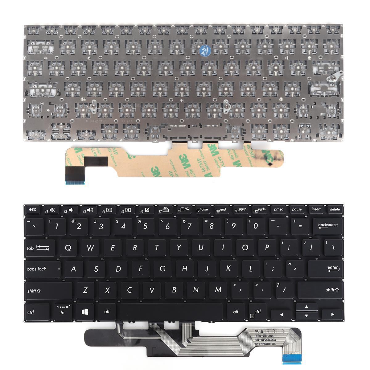 Клавиатура за лаптоп Asus ZenBook Flip UX362 UX362FA UX362CA Без Рамка с Малък Ентър US | JAR Computers Клавиатура за лаптоп Asus ZenBook Flip UX362 UX362FA UX362CA Без Рамка с Малък Ентър US