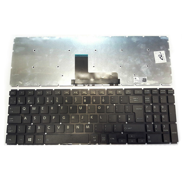 Клавиатура за лаптоп Toshiba Satellite L50-B C55-C L50-C L70-C S50-B P50-C P50D-C P50T-C P55W-C S50D-B S50T-B Radius P50W-C P55W-C - Черна Без Рамка с Голям Ентър (No Frame Black UK) | JAR Computers Клавиатура за лаптоп Toshiba Satellite L50-B C55-C L50-C L70-C S50-B P50-C P50D-C P50T-C P55W-C S50D-B S50T-B Radius P50W-C P55W-C - Черна Без Рамка с Голям Ентър (No Frame Black UK)