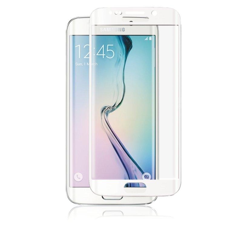 Обхващащо и ръбовете стъклено защитно покритие за дисплея на Samsung Galaxy S6 Edge Plus - Panzer Full-Fit Curved Tempered Glass Protector (бял) | JAR Computers Обхващащо и ръбовете стъклено защитно покритие за дисплея на Samsung Galaxy S6 Edge Plus - Panzer Full-Fit Curved Tempered Glass Protector (бял)
