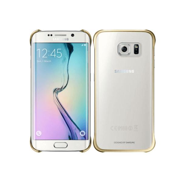 Оригинален кейс за Samsung Galaxy S6 Edge - Samsung Protective Clear Cover EF-QG925BFEGWW (прозрачен-златист) | JAR Computers Оригинален кейс за Samsung Galaxy S6 Edge - Samsung Protective Clear Cover EF-QG925BFEGWW (прозрачен-златист)