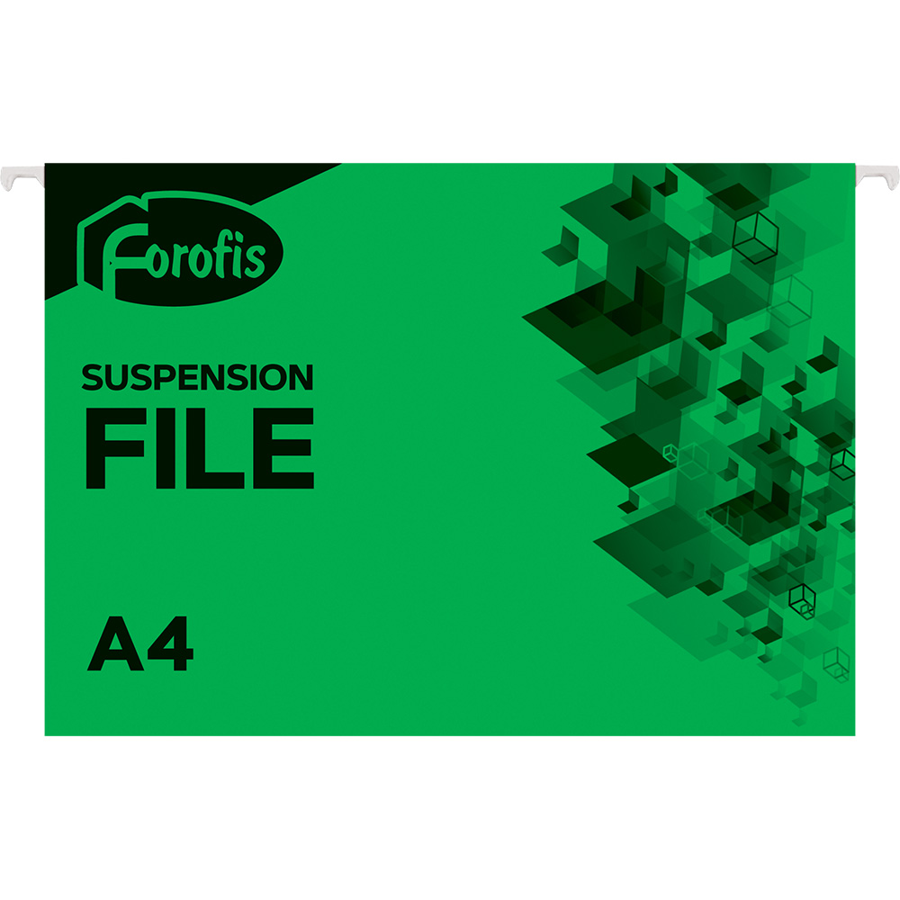 Папка картотека Forofis V-образна зелен