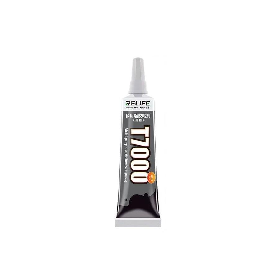 Relief T-7000 Display Glue 50мл - универсално професионално лепило за ремонтни дейности на смартфони и мобилни устройства (черен)