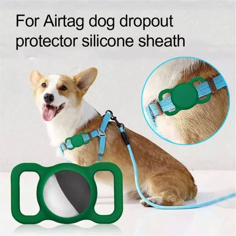 Силиконов държач за каишки за домашни любимци за Apple AirTag - JC AirTag Pet Collar (черен) | JAR Computers Силиконов държач за каишки за домашни любимци за Apple AirTag - JC AirTag Pet Collar (черен)