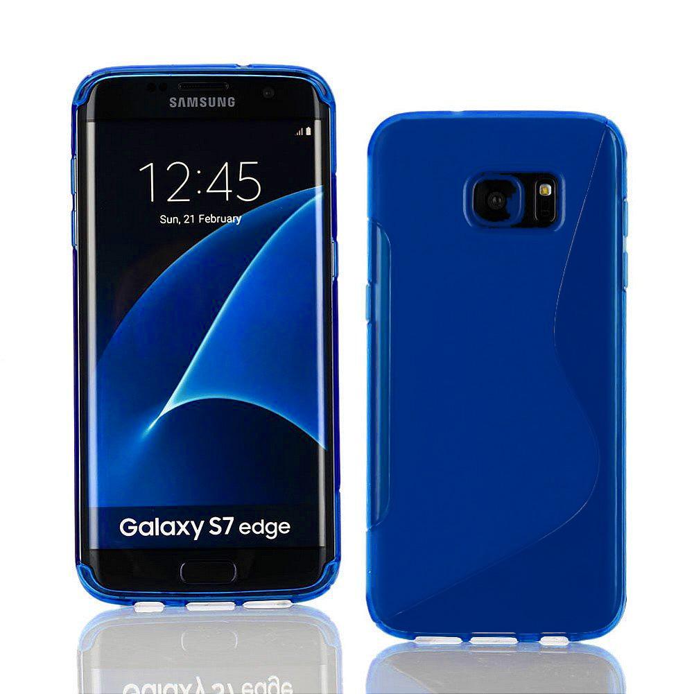 Силиконов (TPU) калъф за Samsung Galaxy S7 Edge - S-Line Cover Case (син) | JAR Computers Силиконов (TPU) калъф за Samsung Galaxy S7 Edge - S-Line Cover Case (син)