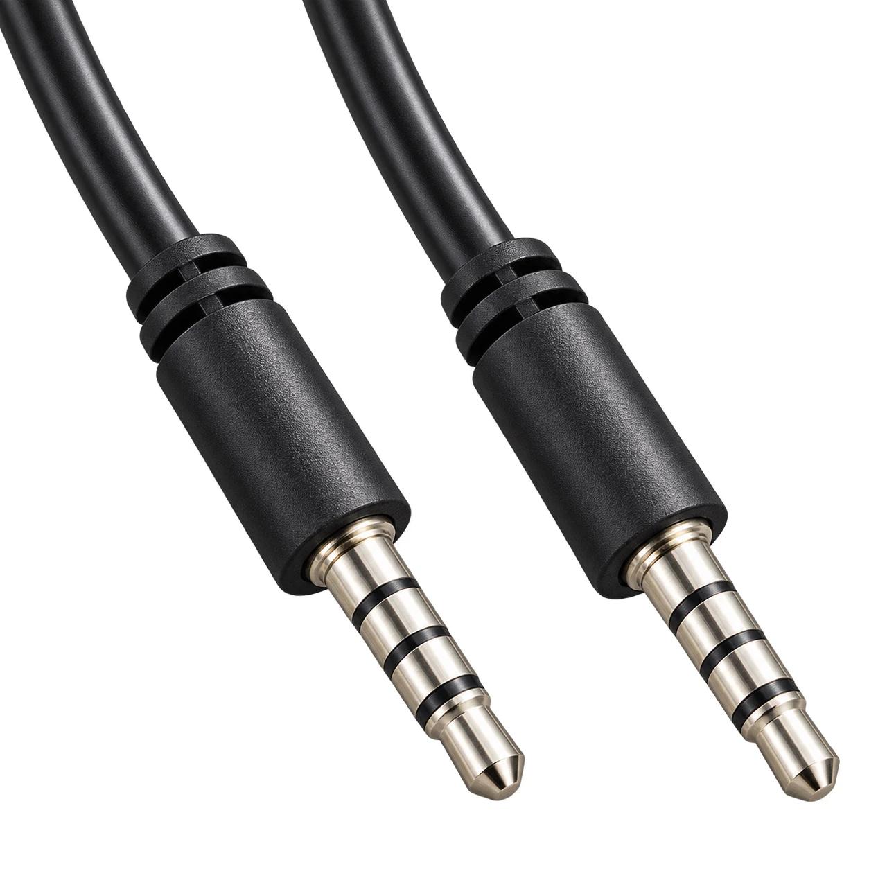 VCom Аудио Кабел 3.5mm 4-pin with CTIA support with IC M / M - CV204-2.0m | JAR Computers VCom Аудио Кабел 3.5mm 4-pin with CTIA support with IC M / M - CV204-2.0m