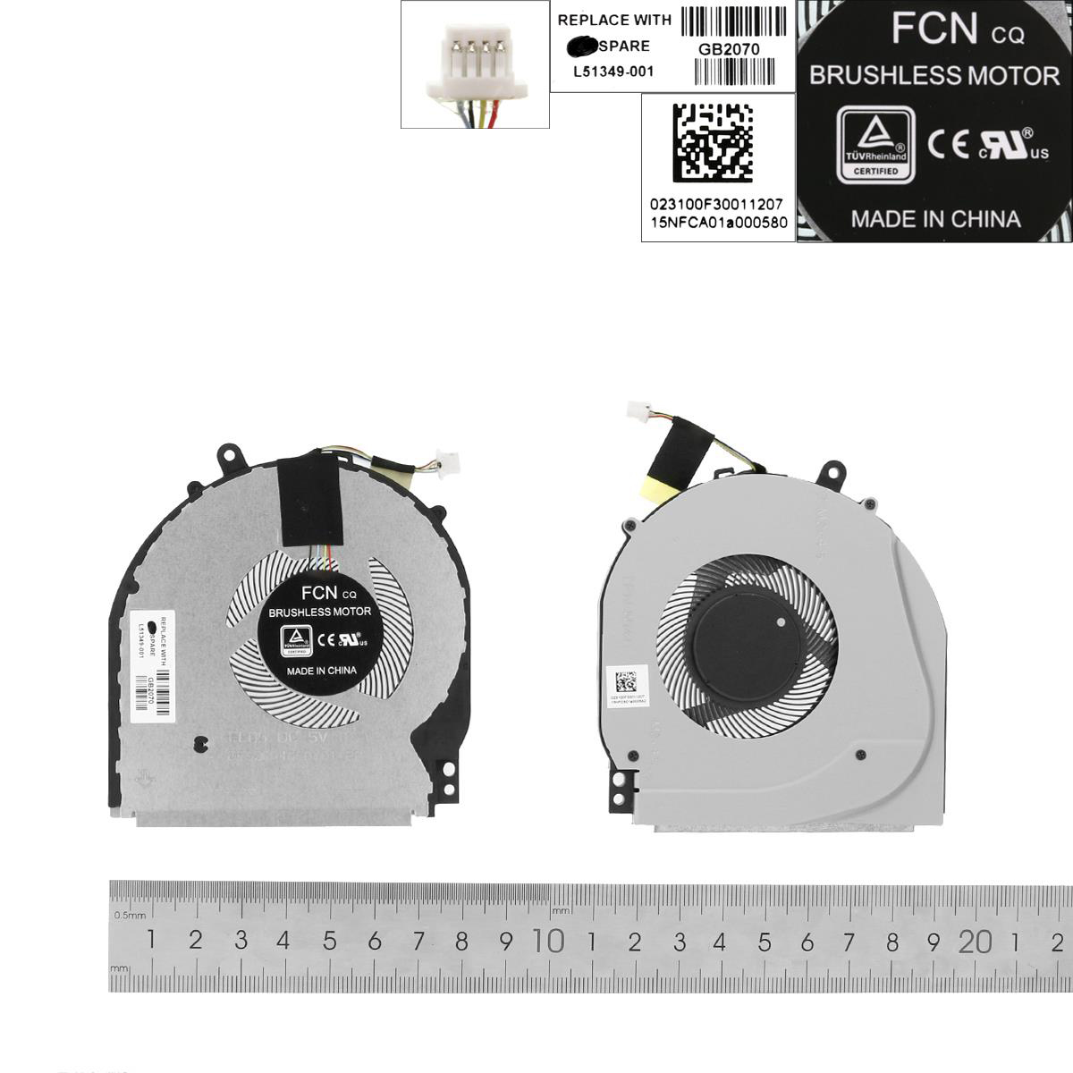 Вентилатор за лаптоп (CPU Fan) HP Pavilion X360 15-DQ TPN-W140 14-DH с Капаче | JAR Computers Вентилатор за лаптоп (CPU Fan) HP Pavilion X360 15-DQ TPN-W140 14-DH с Капаче