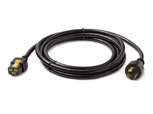 APC Power cable IEC 60320 C19 to NEMA L6-20m AC 240V 20 A 3m Black | JAR Computers APC Power cable IEC 60320 C19 to NEMA L6-20m AC 240V 20 A 3m Black