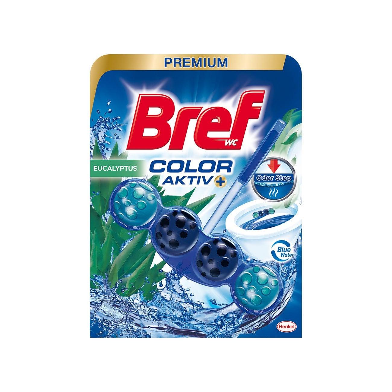 Ароматизатор за тоалетна Bref Blue Aktiv, евкалипт, 50 g | JAR Computers Ароматизатор за тоалетна Bref Blue Aktiv, евкалипт, 50 g