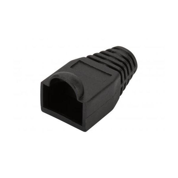 DIGITUS A-MOT 8/8 :: Kink protection защита за RJ-45 накрайници, черен, 1 бр. | JAR Computers DIGITUS A-MOT 8/8 :: Kink protection защита за RJ-45 накрайници, черен, 1 бр.