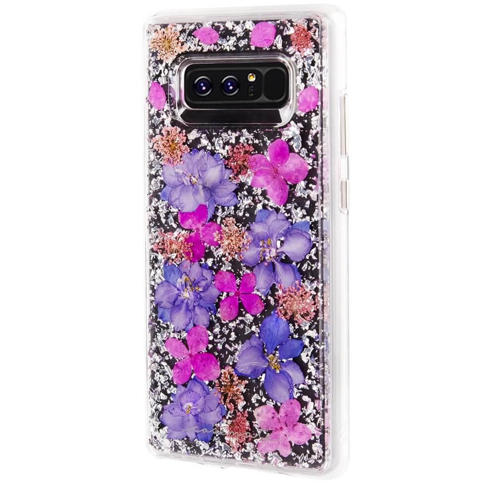 Дизайнерски кейс с истински цветя и с висока защита за Samsung Galaxy Note 8 - CaseMate Karat Case (лилав) | JAR Computers Дизайнерски кейс с истински цветя и с висока защита за Samsung Galaxy Note 8 - CaseMate Karat Case (лилав)