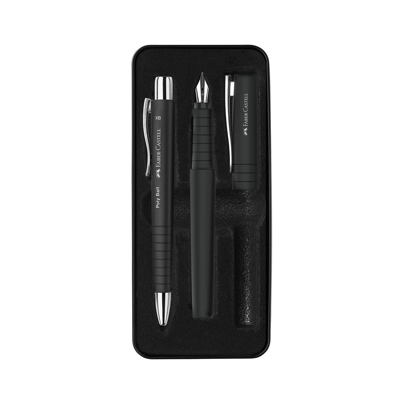 Faber-Castell Писалка и химикалка Poly, В, черни