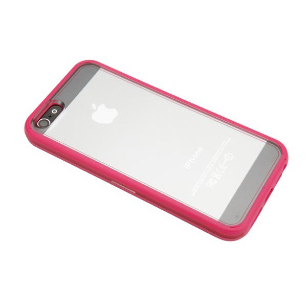Хибриден кейс за iPhone 5, iPhone 5S, iPhone SE - TTAF Total Protection Case (розов-прозрачен) | JAR Computers Хибриден кейс за iPhone 5, iPhone 5S, iPhone SE - TTAF Total Protection Case (розов-прозрачен)