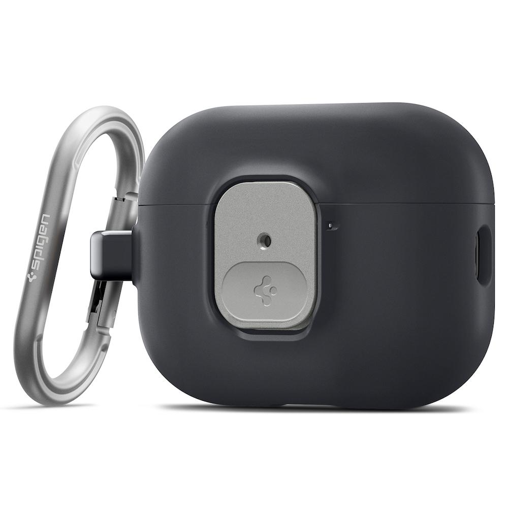 Хибриден удароустойчив кейс с карабинер за Apple AirPods Pro 3 - Spigen Nano Pop Hybrid Case (черен-прозрачен) | JAR Computers Хибриден удароустойчив кейс с карабинер за Apple AirPods Pro 3 - Spigen Nano Pop Hybrid Case (черен-прозрачен)