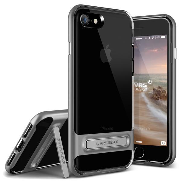 Хибриден удароустойчив кейс за iPhone 8, iPhone 7 - Verus Crystal Bumper Case (сив-прозрачен) | JAR Computers Хибриден удароустойчив кейс за iPhone 8, iPhone 7 - Verus Crystal Bumper Case (сив-прозрачен)