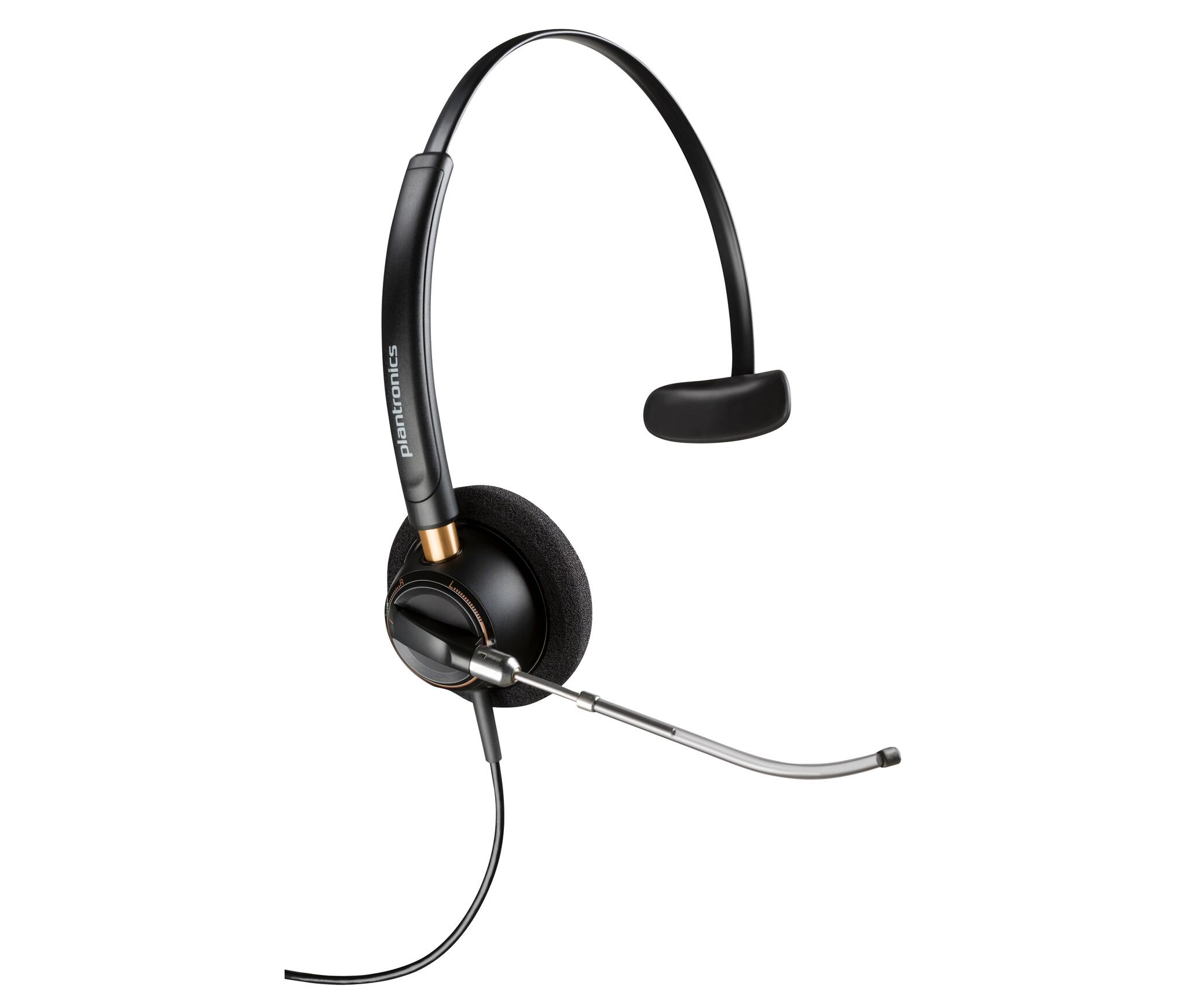 HP Poly Слушалки Poly EncorePro 510V Monaural VoiceTube + Quick Disconnect