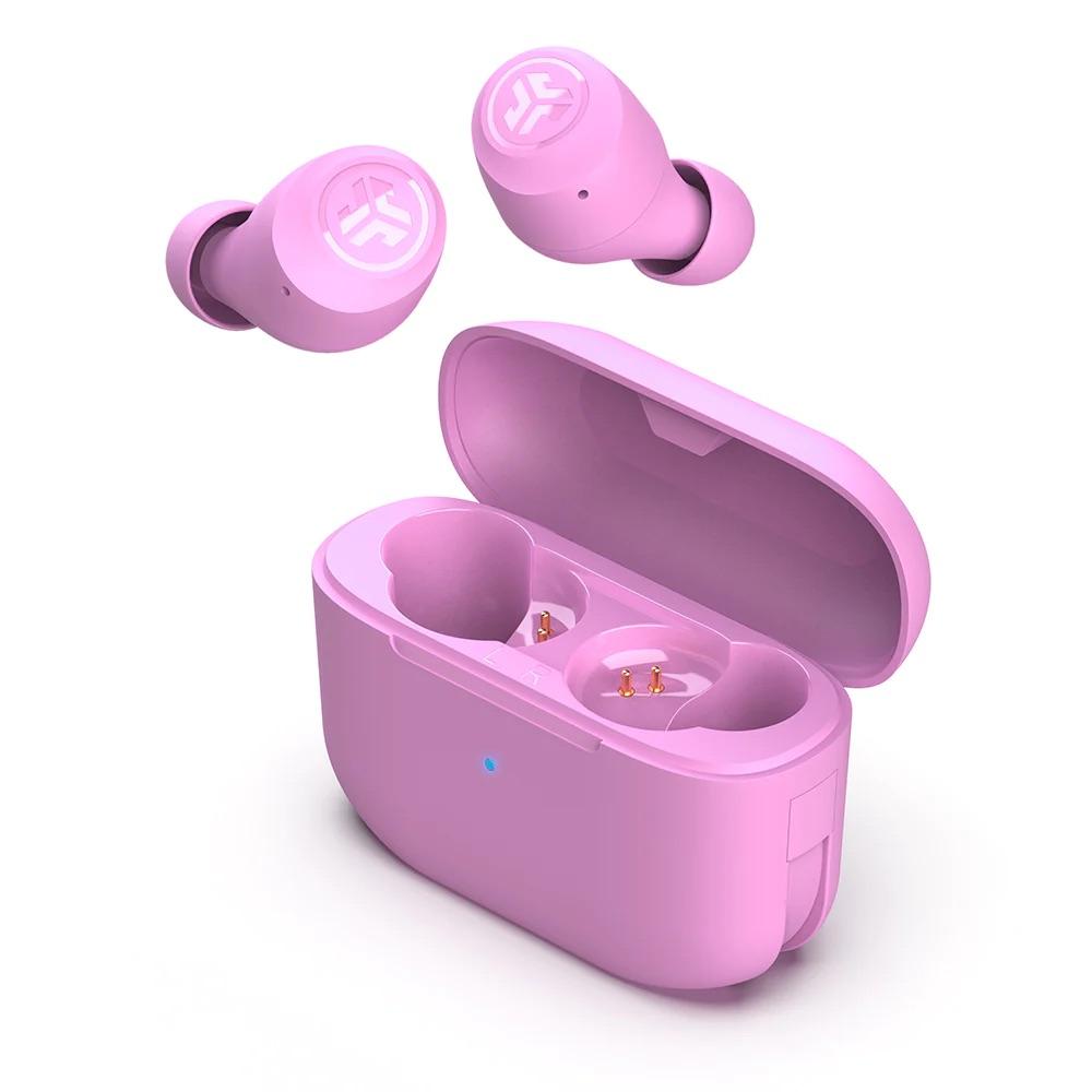 JLAB Go Pop Plus True Wireless Earbuds - Pink | JAR Computers JLAB Go Pop Plus True Wireless Earbuds - Pink