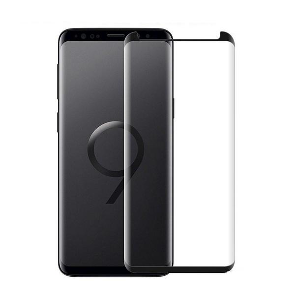 Калено стъклено защитно покритие с извити ръбове за целия дисплея на Samsung Galaxy S9 - Premium Full Glue 5D Case Friendly Tempered Glass (черен-прозрачен) | JAR Computers Калено стъклено защитно покритие с извити ръбове за целия дисплея на Samsung Galaxy S9 - Premium Full Glue 5D Case Friendly Tempered Glass (черен-прозрачен)