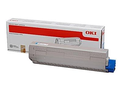OKI C831 C841 toner cartridge cyan standard capacity 10.000 pages 1-pack Cyan toner C831/C841 series 10K