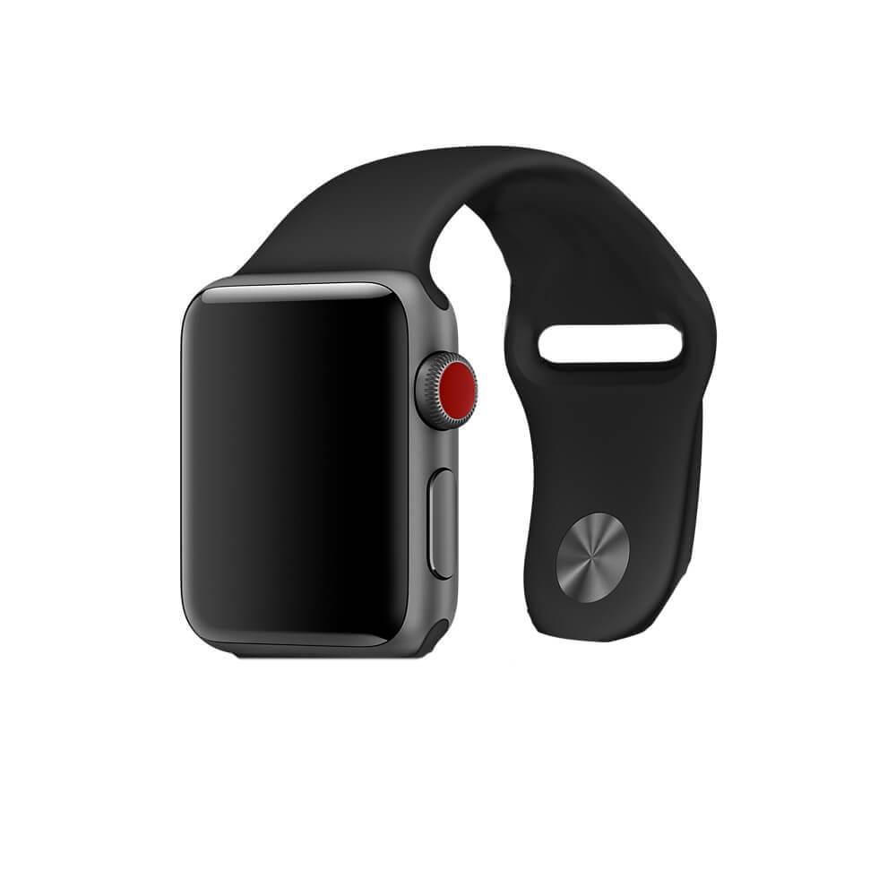 Оригинална силиконова каишка за Apple Watch 42мм, 44мм, 45мм, 46мм, Ultra, Ultra 2 49мм (черен) - Apple Sport Band (bulk) | JAR Computers Оригинална силиконова каишка за Apple Watch 42мм, 44мм, 45мм, 46мм, Ultra, Ultra 2 49мм (черен) - Apple Sport Band (bulk)