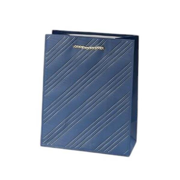 Подаръчна торбичка, имитация на шев, 18 х 23 х 10 cm, синя | JAR Computers Подаръчна торбичка, имитация на шев, 18 х 23 х 10 cm, синя