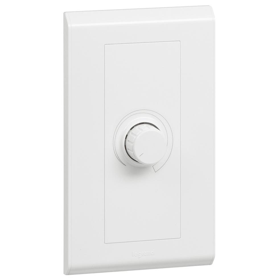 Ротативен димер 1500W, 86х146 мм Бял - Legrand Belanko 617032 | JAR Computers Ротативен димер 1500W, 86х146 мм Бял - Legrand Belanko 617032