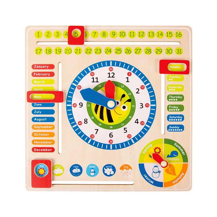 Small Foot Образователна дъска - Дата, време и сезони | JAR Computers Small Foot Образователна дъска - Дата, време и сезони