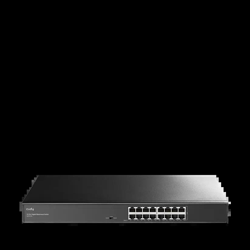 Суич  Cudy GS1016L, 16x порта, 10/100/1000, за 19&quot;rack, метален
