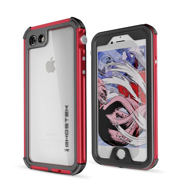 Ударо и водоустойчив кейс за iPhone 8, iPhone 7 - Ghostek Atomic 3 Waterproof Case (черен-червен) | JAR Computers Ударо и водоустойчив кейс за iPhone 8, iPhone 7 - Ghostek Atomic 3 Waterproof Case (черен-червен)