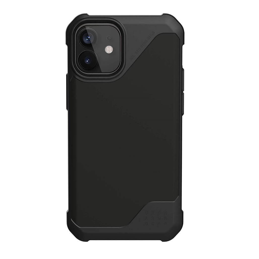 Удароустойчив хибриден кейс за iPhone 12 mini - Urban Armor Gear Metropolis LT Satin Touch Armor (черен) | JAR Computers Удароустойчив хибриден кейс за iPhone 12 mini - Urban Armor Gear Metropolis LT Satin Touch Armor (черен)