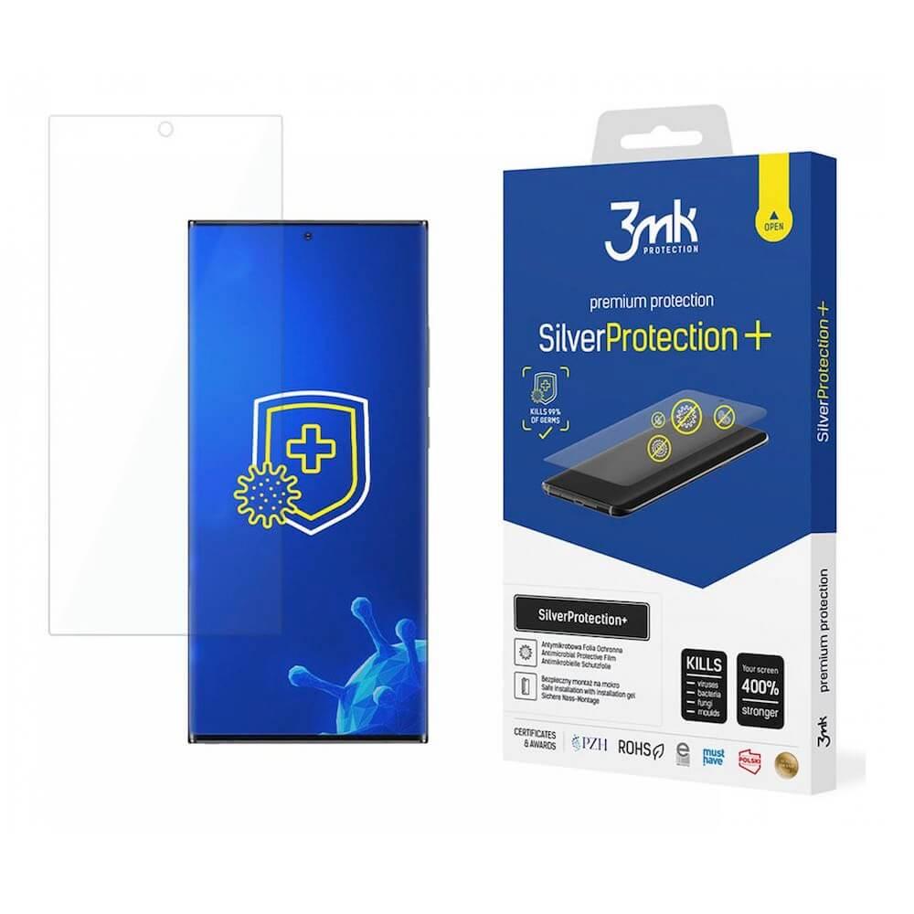 Антибактериално защитно покритие за дисплея на Samsung Galaxy S22 Ultra - 3mk Silver Protection+ Screen Protector (прозрачен) | JAR Computers Антибактериално защитно покритие за дисплея на Samsung Galaxy S22 Ultra - 3mk Silver Protection+ Screen Protector (прозрачен)