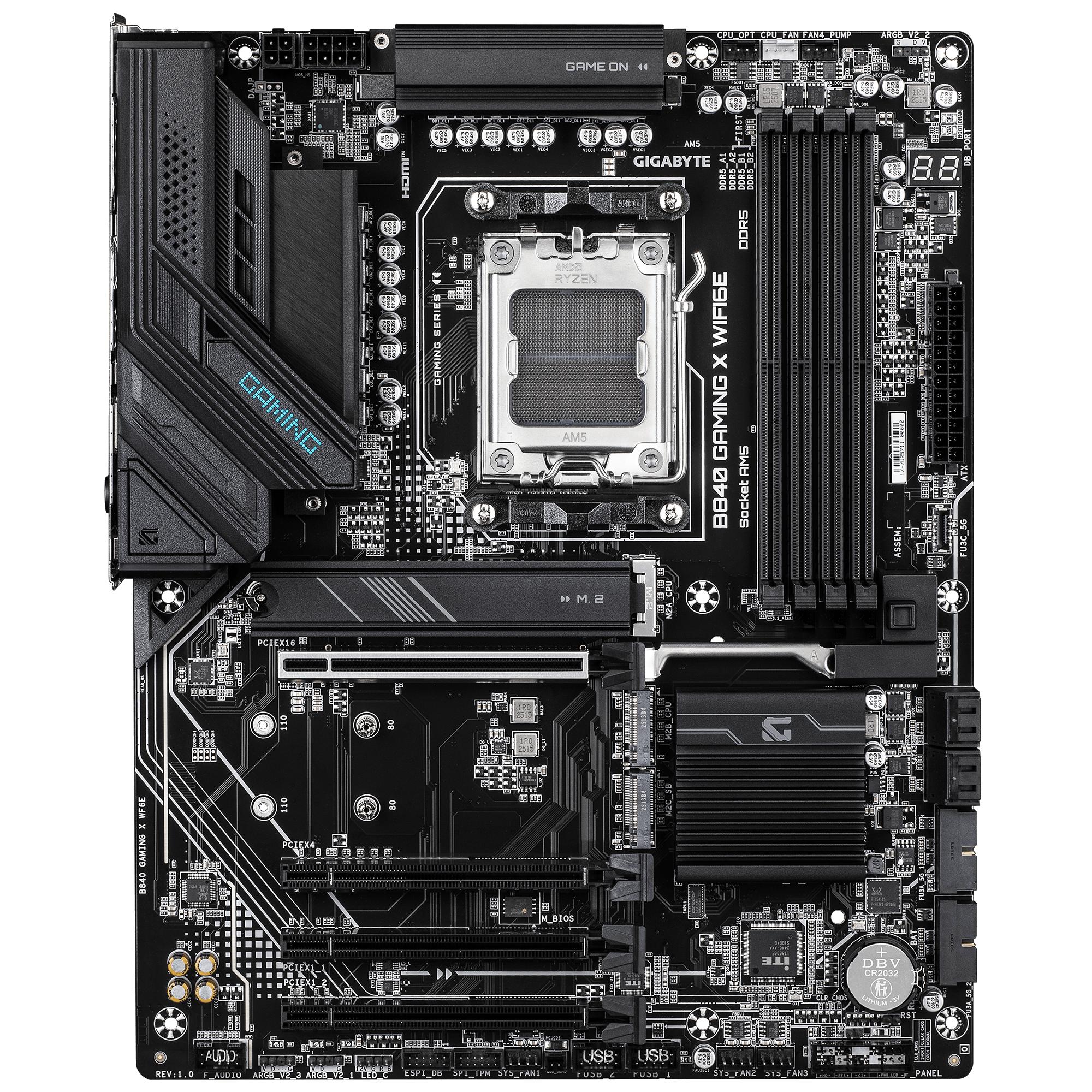 Дънна платка GIGABYTE B840 GAMING X WIFI 6E socket AM5