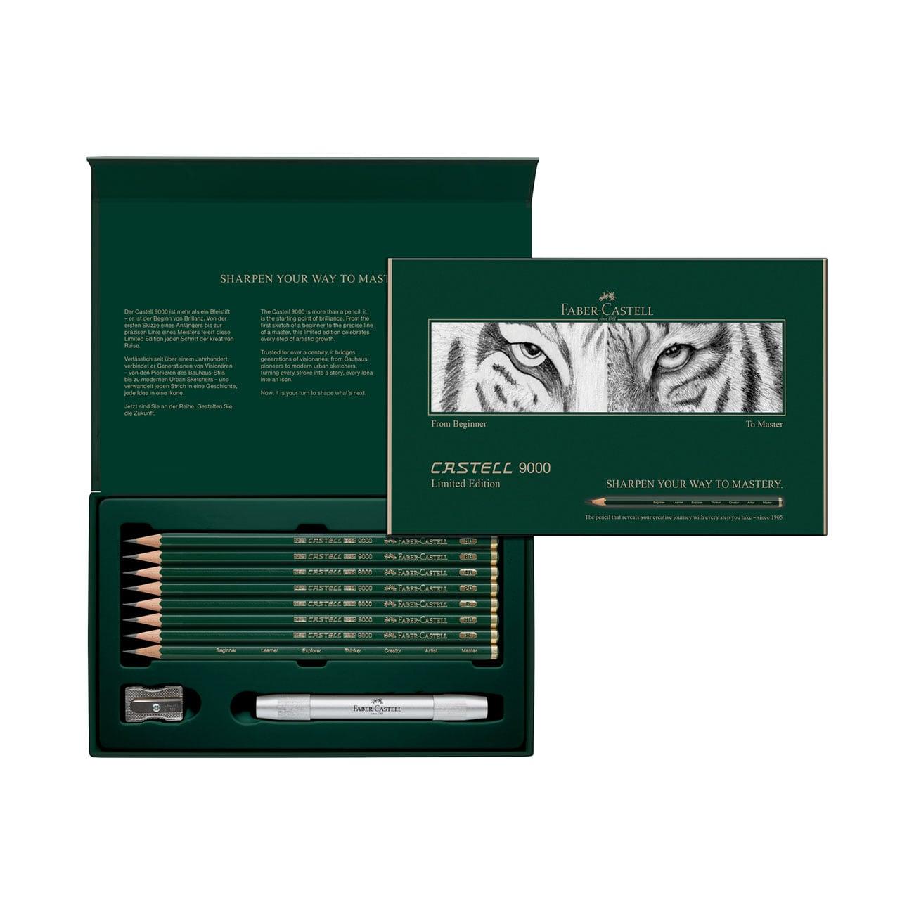 Faber-Castell Комплект моливи Castell 9000, за начинаещи и майстори