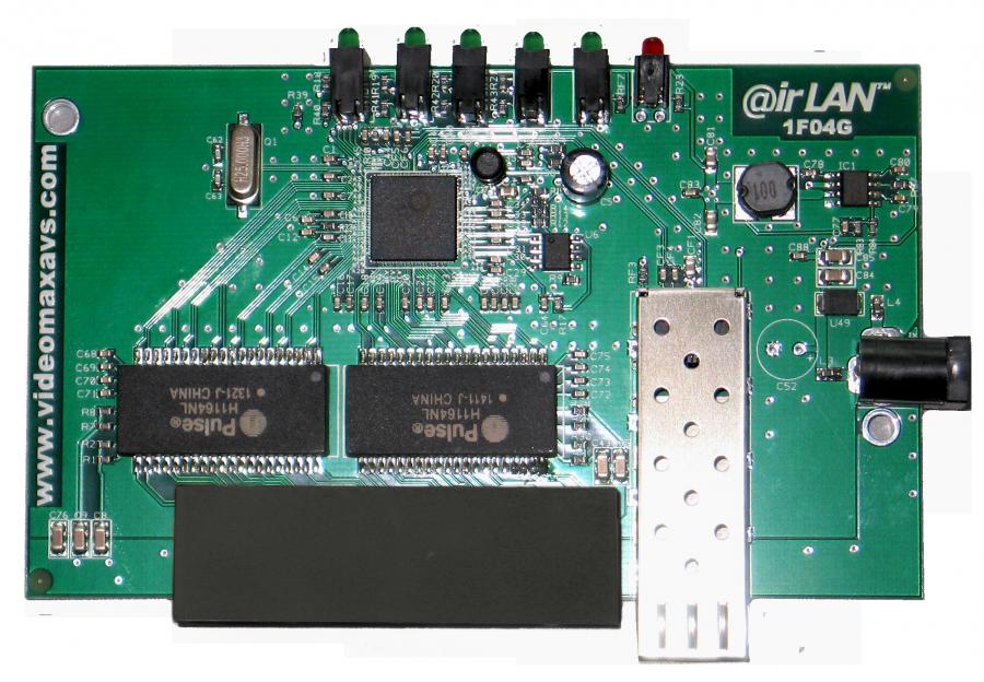 Гигабитов суич @irLAN 1F04G (Transparent VLAN) - 1 x 1G SFP + 4 х 10/100/1000 | JAR Computers Гигабитов суич @irLAN 1F04G (Transparent VLAN) - 1 x 1G SFP + 4 х 10/100/1000