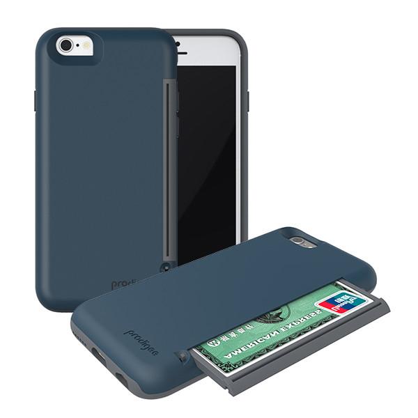 Хибриден кейс със слот за карта и покритие за дисплея за iPhone 6, iPhone 6S - Prodigee UnderCover Case (син) | JAR Computers Хибриден кейс със слот за карта и покритие за дисплея за iPhone 6, iPhone 6S - Prodigee UnderCover Case (син)