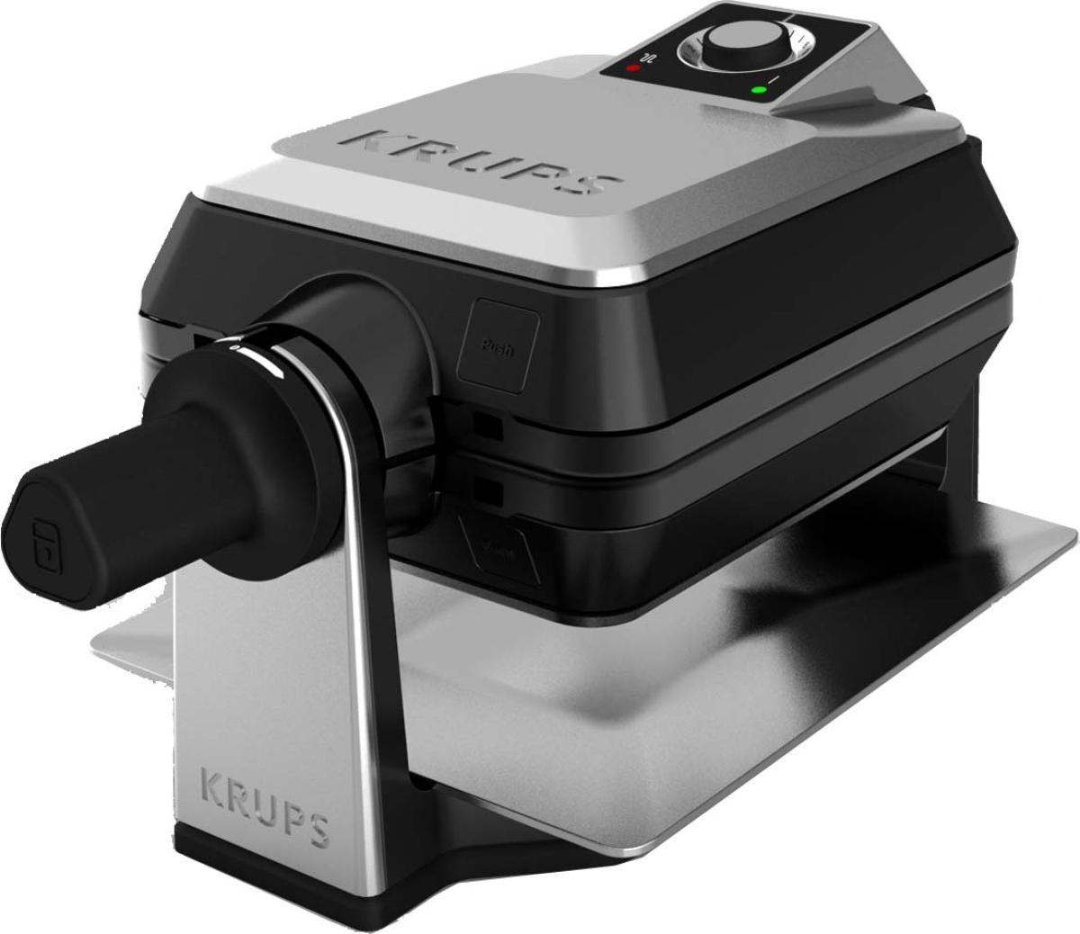 Krups FDD95D 2 waffle(s) 1200 W Black, Stainless steel | JAR Computers Krups FDD95D 2 waffle(s) 1200 W Black, Stainless steel