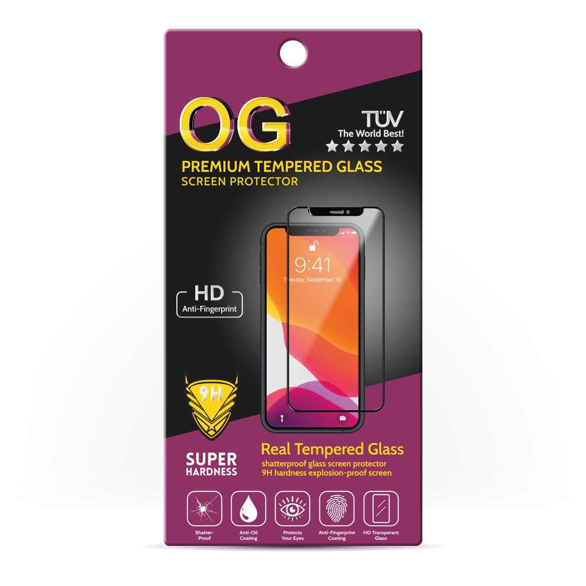 OG Tempered Glass Xiaomi RedMi Note 8 Pro /черно/ | JAR Computers OG Tempered Glass Xiaomi RedMi Note 8 Pro /черно/