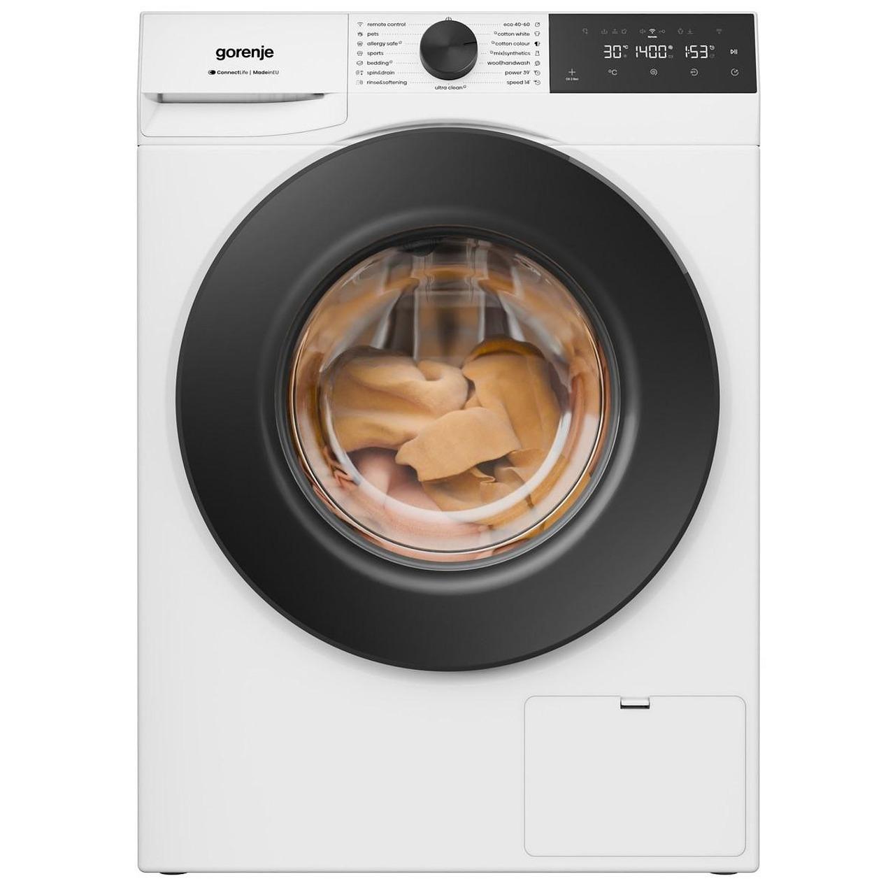 Пералня Gorenje WG484A31 , 1400 об./мин., 8.00 kg, A , Бял