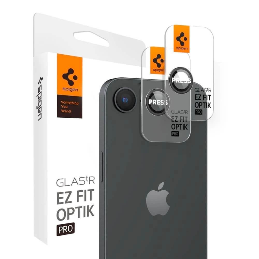 2 комплекта предпазни стъклени лещи за камерата на iPhone 16e - Spigen Glas.tR EZ Fit Optik Pro Lens Protector 2 Pack (черен) | JAR Computers 2 комплекта предпазни стъклени лещи за камерата на iPhone 16e - Spigen Glas.tR EZ Fit Optik Pro Lens Protector 2 Pack (черен)