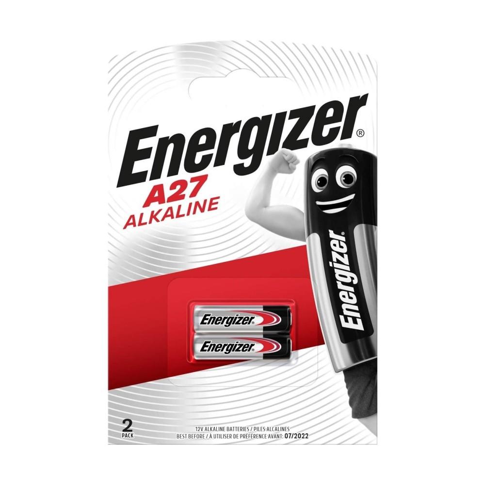 Алкална батерия Energizer, за батерии, A27 LR27, 12 V, блистер 2бр. | JAR Computers Алкална батерия Energizer, за батерии, A27 LR27, 12 V, блистер 2бр.