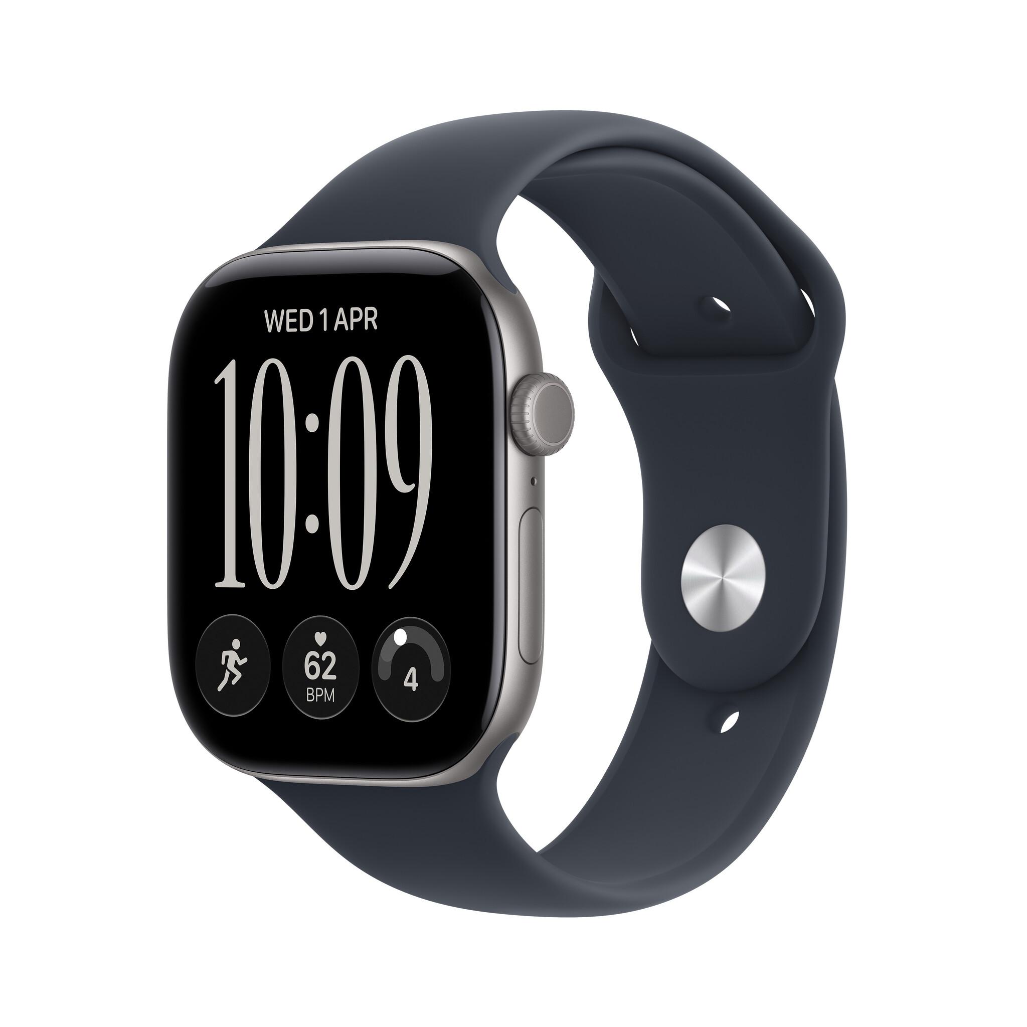 Apple Watch Series 12 OLED 46 мм Цифров 416 x 496 пиксела Тъчскрийн Сив Wi-Fi GPS (сателитен) | JAR Computers Apple Watch Series 12 OLED 46 мм Цифров 416 x 496 пиксела Тъчскрийн Сив Wi-Fi GPS (сателитен)