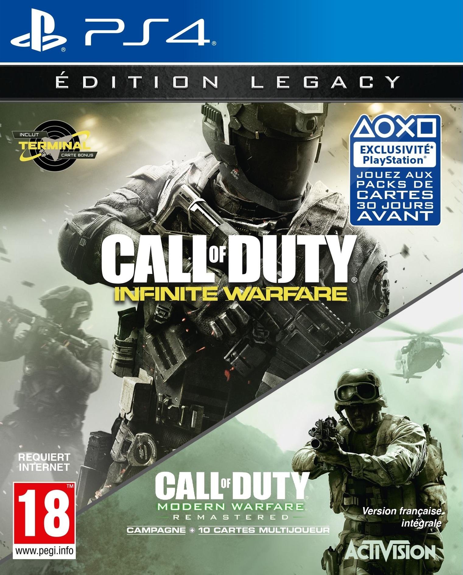 Call of Duty: Infinite Warfare + Call of Duty 4 Remastered - Legacy Edition (PS4)