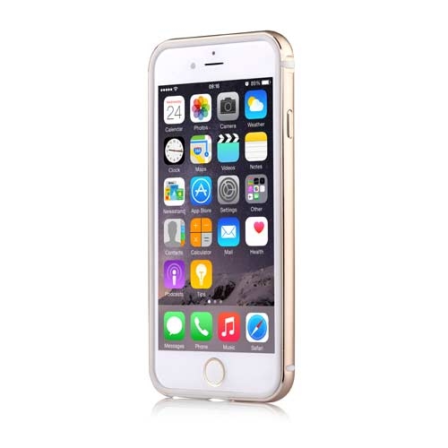 Хибриден бъмпер (алуминий + TPU) за iPhone 6 Plus, iPhone 6S Plus - Comma Armor Bumper (златист) | JAR Computers Хибриден бъмпер (алуминий + TPU) за iPhone 6 Plus, iPhone 6S Plus - Comma Armor Bumper (златист)