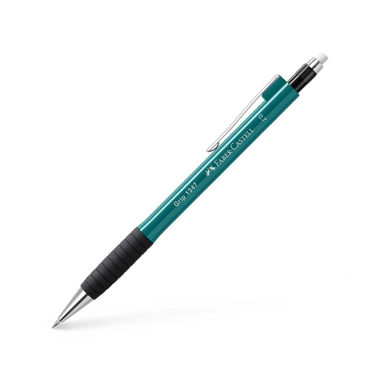 Faber-Castell Автоматичен молив Grip 1347, 0.7 mm, изумруденозелен