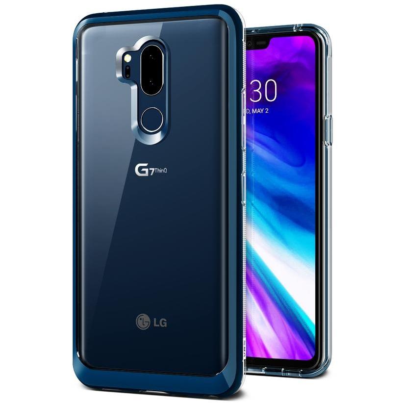 Хибриден удароустойчив кейс за LG G7 - Verus Crystal Bumper Case (син-прозрачен) | JAR Computers Хибриден удароустойчив кейс за LG G7 - Verus Crystal Bumper Case (син-прозрачен)