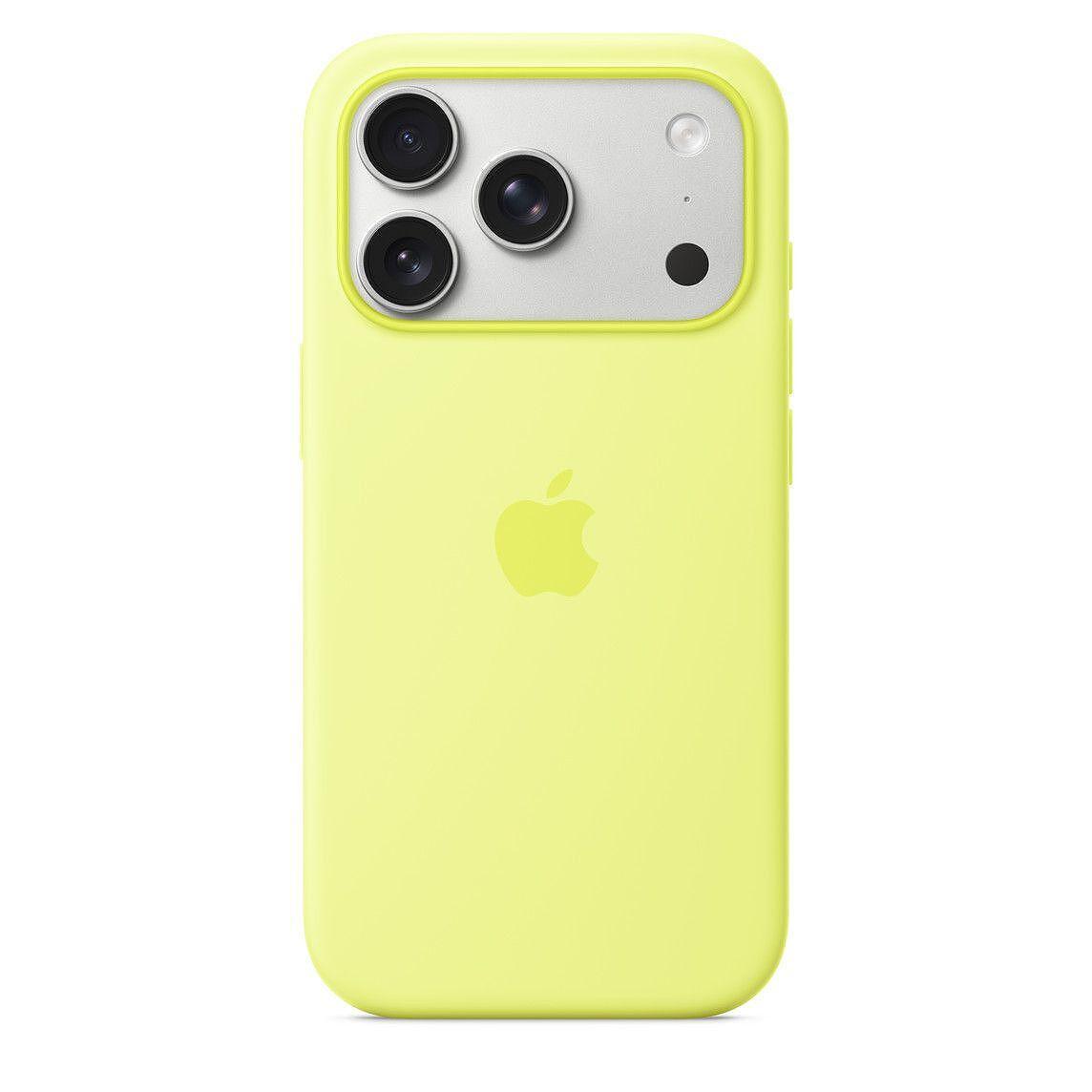 Калъф Apple iPhone 17 Pro Silicone MagSafe – Neon Yellow mgff4