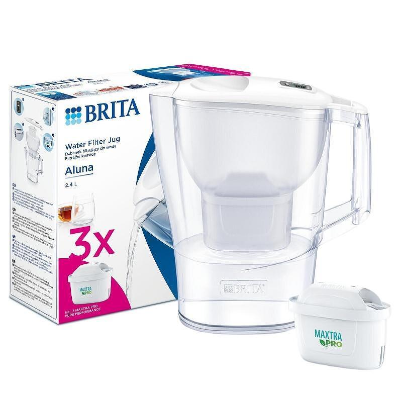 Филтрираща кана Brita ALUNA COOL MEMO 2.4L - БЯЛ + 3 ФИЛТЪРА MAXTRA PLUS , 2.4L | JAR Computers Филтрираща кана Brita ALUNA COOL MEMO 2.4L - БЯЛ + 3 ФИЛТЪРА MAXTRA PLUS , 2.4L