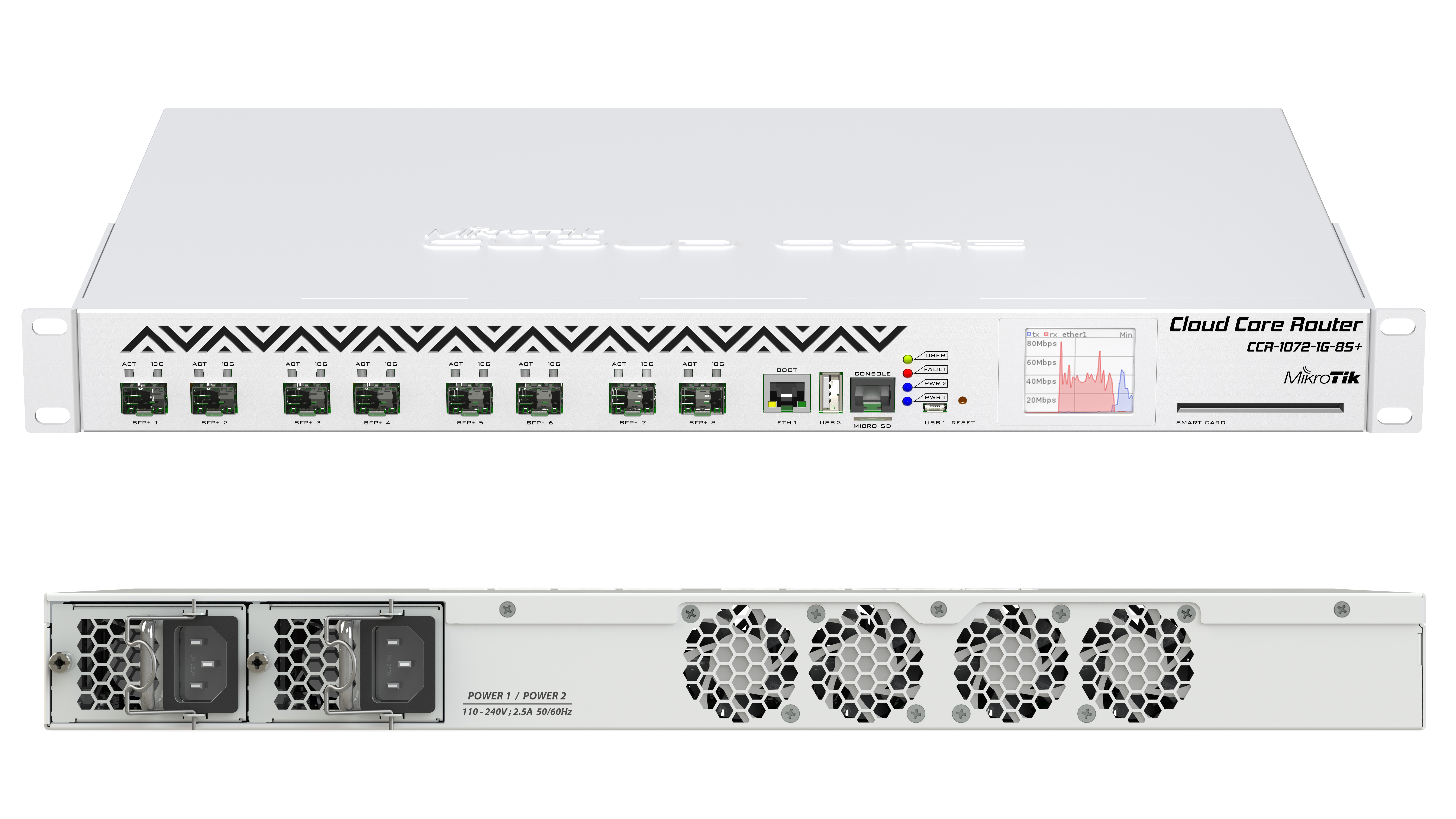 $$$MikroTik Cloud Core Router CCR1072-1G-8S+$$$